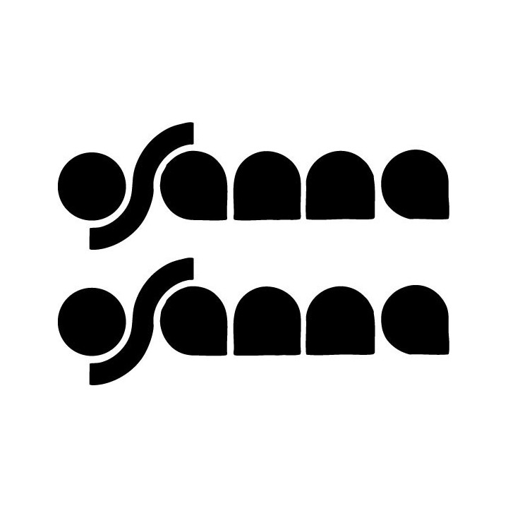 Osanna Stickers – Italian Prog Rock Decals (2-Pack)