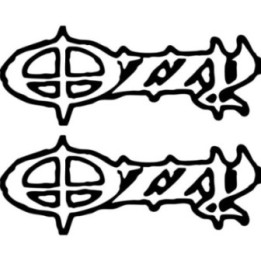 Ozzy Osbourne Stickers – Black Sabbath Metal Decals (2-Pack)