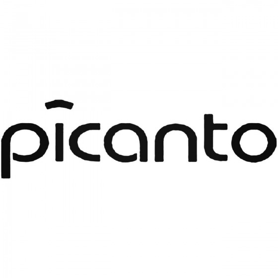 Kia Picanto Vinyl Decal
