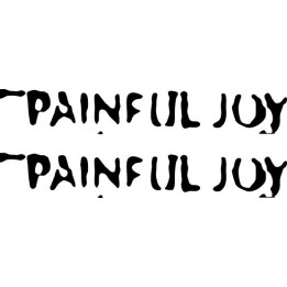 Painful Joy Stickers – Gothic Metal Band Decals (2-Pack)