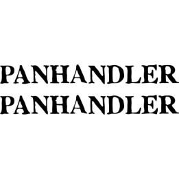 Panhandler Band Stickers – Punk Rock Decals (2-Pack)