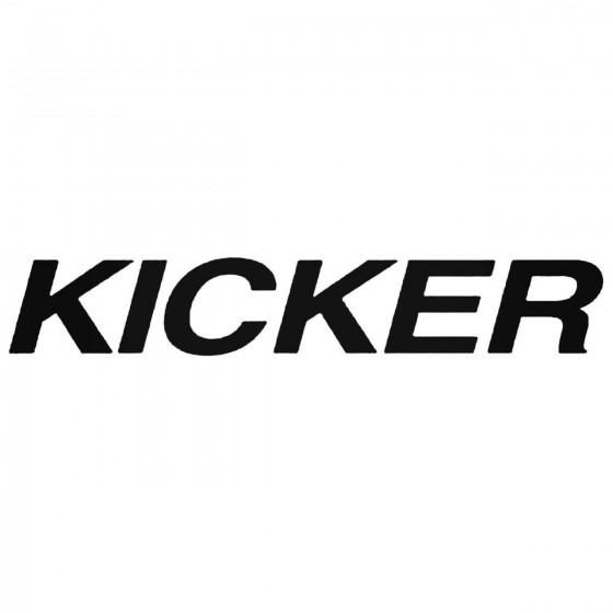 Kicker Graphic Decal Sticker