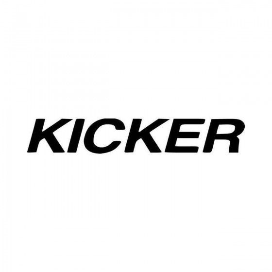Kicker Logo Car Vinyl Decal...