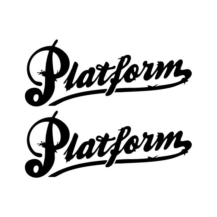 Platform Band Stickers – Rock Music Decals (2-Pack)