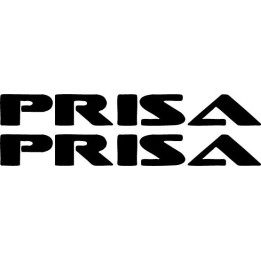 Prisa Stickers – Spanish Rock Band Decals (2-Pack)