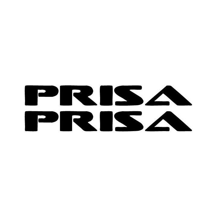Prisa Stickers – Spanish Rock Band Decals (2-Pack)