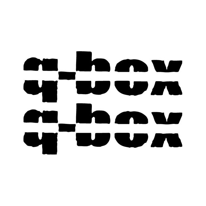 Q-Box Band Stickers – Experimental Music Decals (2-Pack)