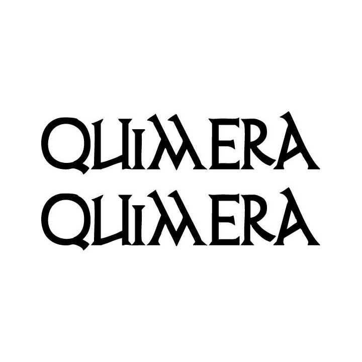 Quimera Stickers – Gothic Metal Band Logo Decals (2-Pack)