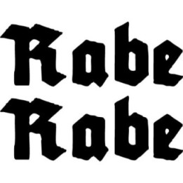 Rabe Stickers – German Rock Band Logo Decals (2-Pack)
