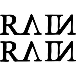 Rain Band Logo Stickers – Rock Music Decals (2-Pack)