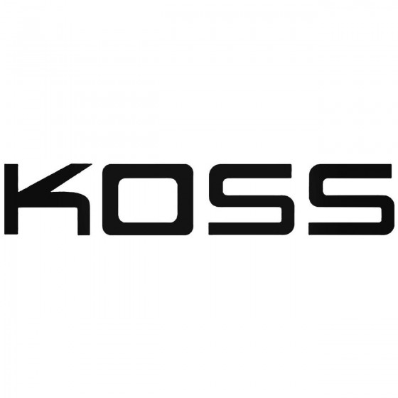 Koss Graphic Decal Sticker
