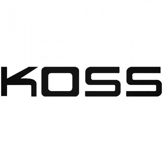 Koss Logo Vinyl Decal Sticker