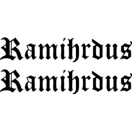 Ramihrdus Stickers – Dark Metal Band Decals (2-Pack)