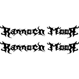 Rannoch Moor Stickers – Black Metal Band Decals (2-Pack)