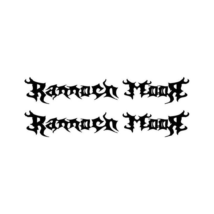 Rannoch Moor Stickers – Black Metal Band Decals (2-Pack)