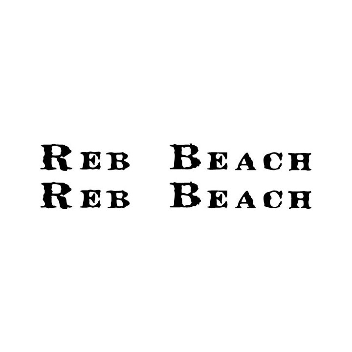 Reb Beach Stickers – Winger Whitesnake Decals (2-Pack)