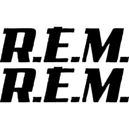 R.E.M. Stickers – Alternative Rock Decals (2-Pack)