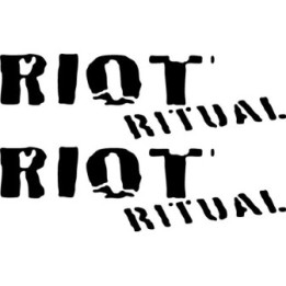 Riot Ritual Stickers – Punk Rock Band Decals (2-Pack)