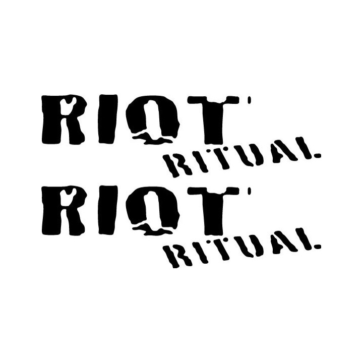 Riot Ritual Stickers – Punk Rock Band Decals (2-Pack)
