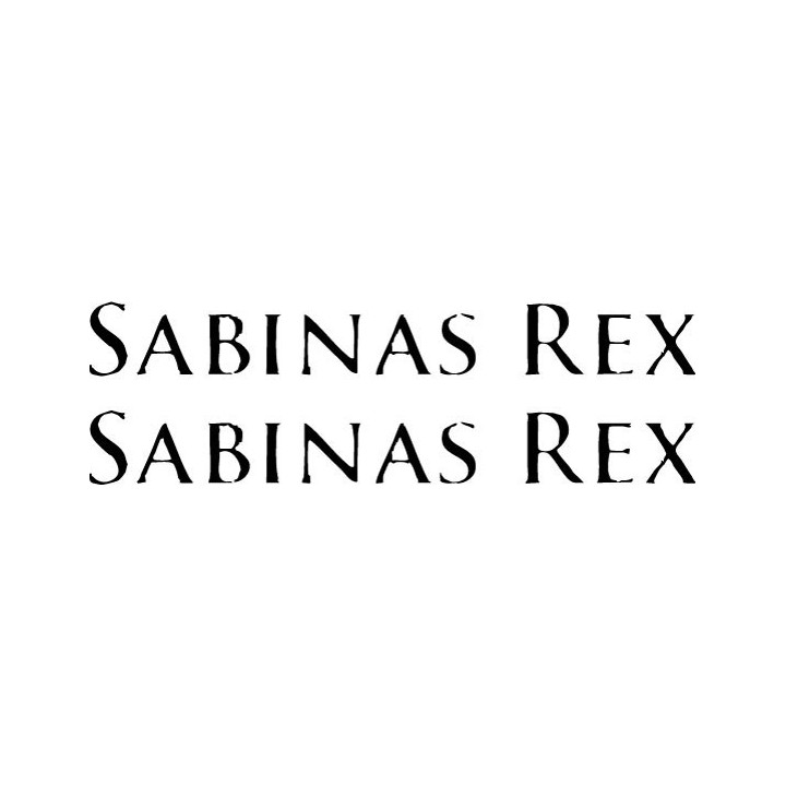 Sabinas Rex Stickers – Rock Band Decals (2-Pack)