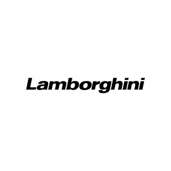 Lamborghini Ecriture Vinyl...