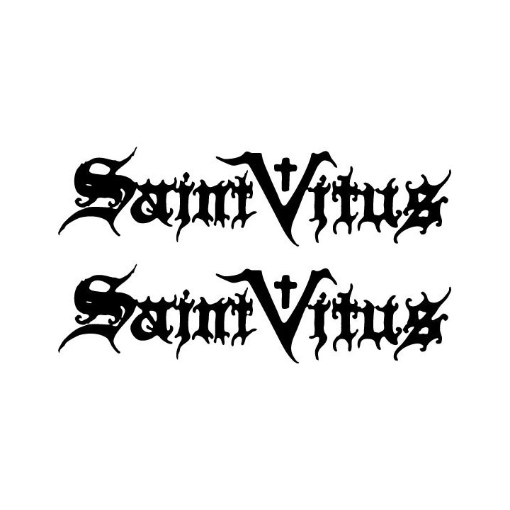 Saint Vitus Stickers – Doom Metal Decals (2-Pack)