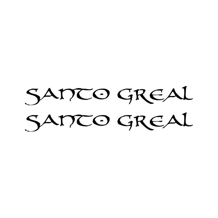 Santo Greal Stickers – Brazilian Rock Decals (2-Pack)