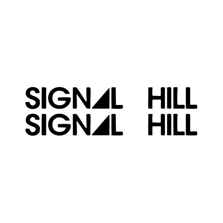 Signal Hill Stickers – Post-Rock Band Decals (2-Pack)