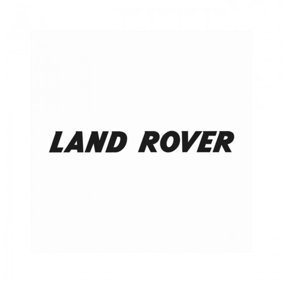 Land Rover Texte Gras Vinyl...