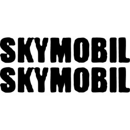Skymobil Stickers – Band Logo Rock Decals (2-Pack)