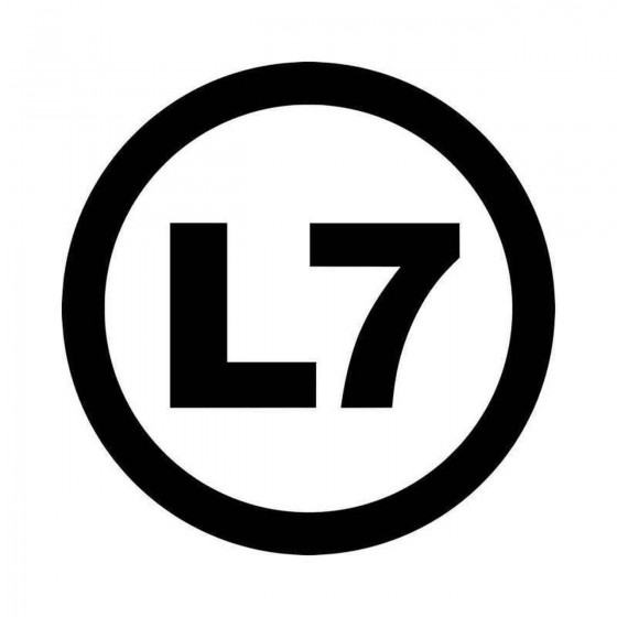 L Band Logo Vinyl Decal...