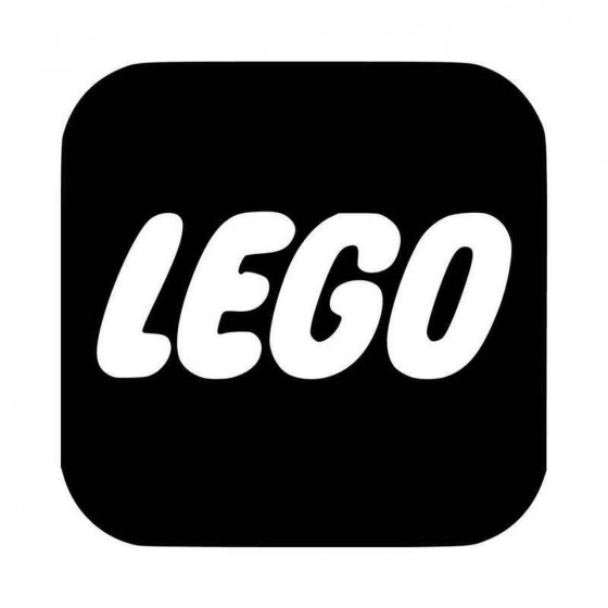 2x Lego Logo Vinyl Decals...