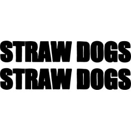 Straw Dogs Stickers – Hardcore Punk Decals (2-Pack)
