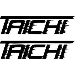 Taichi Band Stickers – Rock Music Logo Decals (2-Pack)