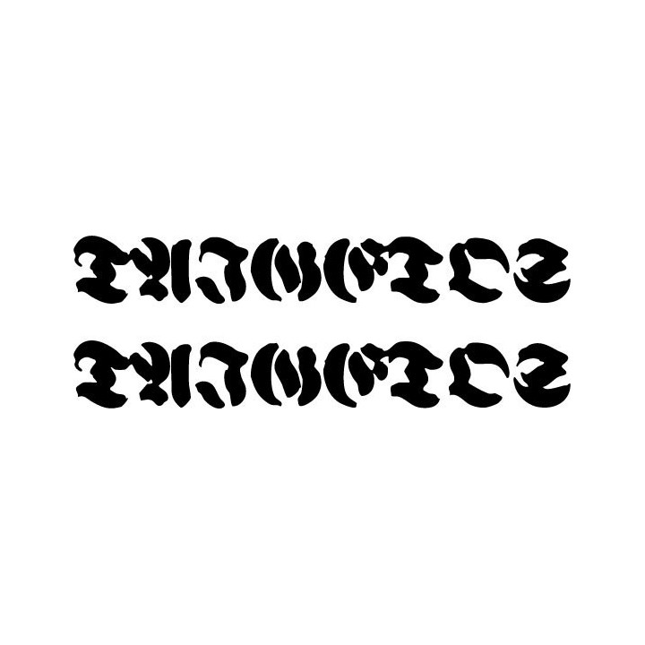 Taigetos Stickers – Black Metal Band Logo Decals (2-Pack)