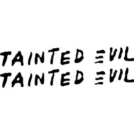 Tainted Evil Stickers – Death Metal Band Decals (2-Pack)