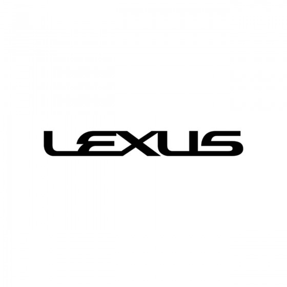 Lexus Ecriture Vinyl Decal...