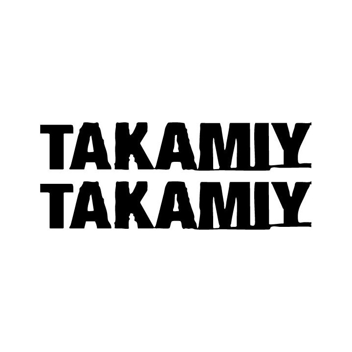 Takamiy Stickers – Japanese Rock Artist Decals (2-Pack)