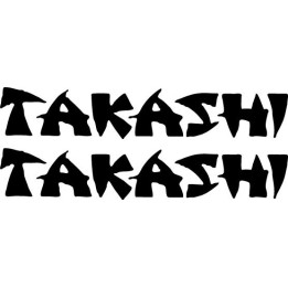 Takashi Stickers – Japanese Heavy Metal Decals (2-Pack)