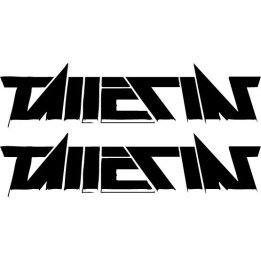 Taliesin Band Stickers – Heavy Metal Decals (2-Pack)