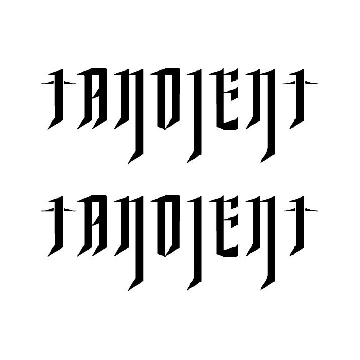 Tandjent Stickers – Progressive Metal Decals (2-Pack)