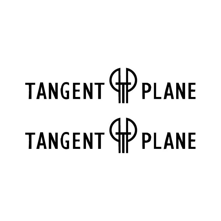 Tangent Plane Stickers – Progressive Metal Decals (2-Pack)