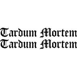 Tardum Mortem Stickers – Death Doom Metal Decals (2-Pack)