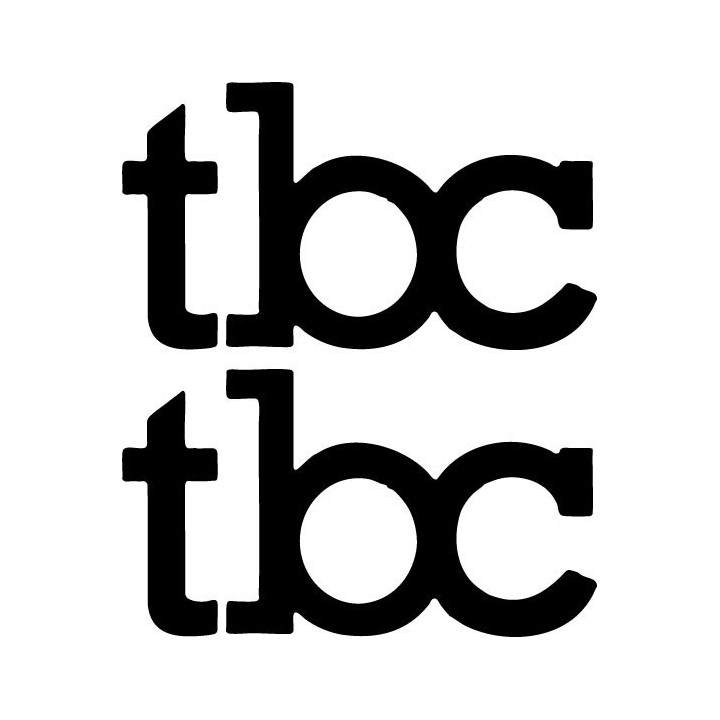 TBC Band Stickers – Punk Rock Logo Decals (2-Pack)
