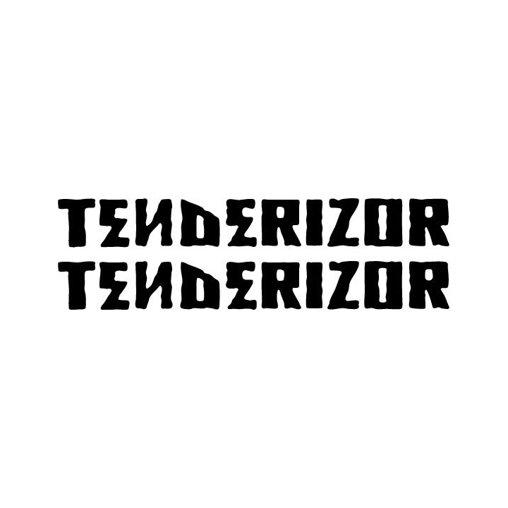 Tenderizor Stickers – Death Metal Band Decals (2-Pack)