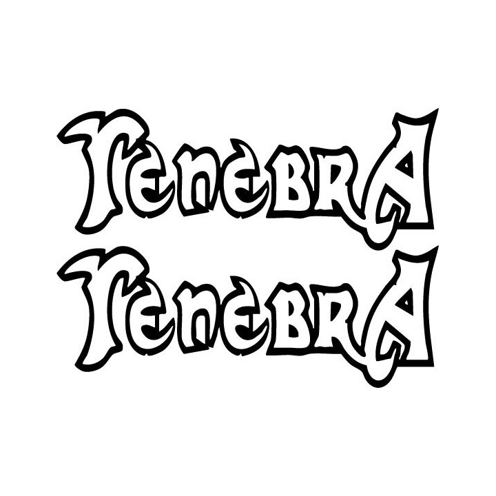 Tenebra Stickers – Italian Stoner Rock Decals (2-Pack)
