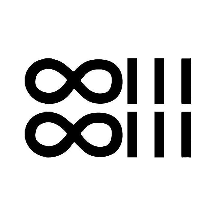 The Infinite Three Stickers – Band Logo Decals (2-Pack)