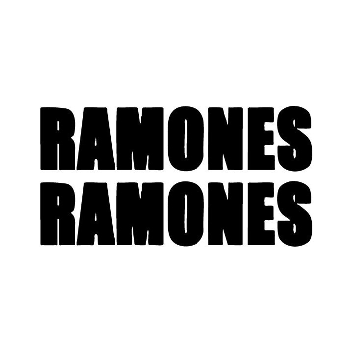 Ramones Stickers – Punk Rock Band Logo Decals (2-Pack)