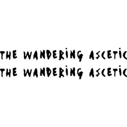 The Wandering Ascetic Stickers – Black Metal Decals (2-Pack)
