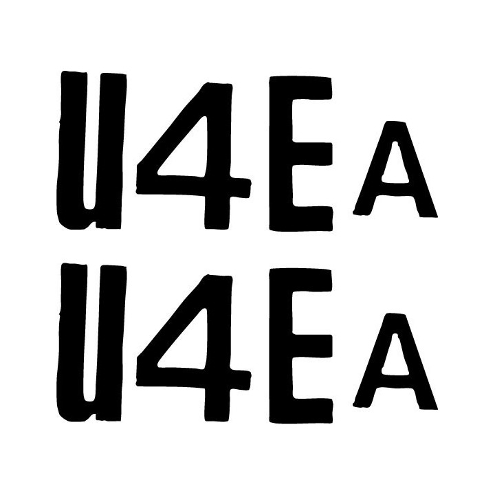 U4EA Music Stickers – Electronic Dance Decals (2-Pack)